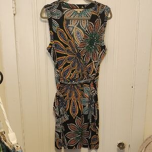 Banana Republic Navy Floral Mini Dress